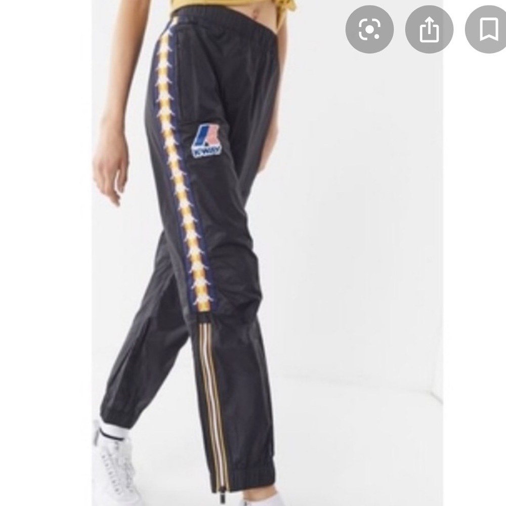 Kappa K-Way Track Pants size XS NWOT